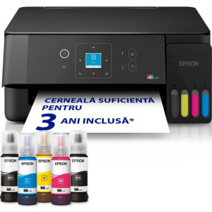 Epson EcoTank L3360, InkJet CISS, Color, Format A4, Wi-Fi