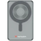Baterie externa Verbatim Charge 'n' Go, 10000 mAh, 1x USB-C, 22.5 W, MagSafe, Display, 2x Cabluri USB-C integrate, Grey