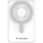 Baterie externa Verbatim Charge 'n' Go, 10000 mAh, 1x USB-C, 22.5 W, MagSafe, Display, 2x Cabluri USB-C integrate, Silver