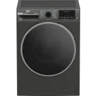 Masina de spalat rufe Beko B5WFU69415MB2 ES, 9 kg, 1400 RPM, Clasa A, ProSmart Inverter, EnergySpin, SteamCure, AquaWave, HomeWhiz, Gri