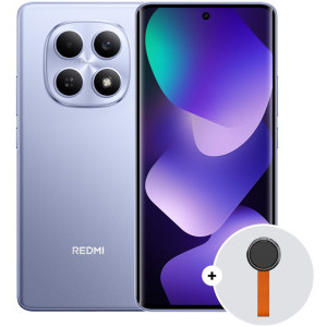 Xiaomi Redmi Note 15, 128GB, 6GB RAM, Dual SIM, 4G, Tri-Camera, Purple + Woven Strap Ring Stand