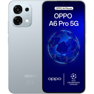 Oppo A6 Pro, 256GB, 8GB RAM, Dual SIM, 5G, Tri-Camera, Lunar Titanium