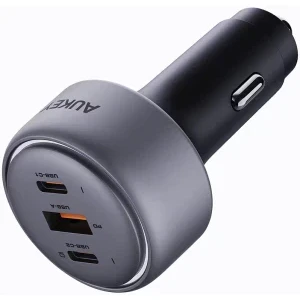 Aukey CC-P3, 2x USB-C, 1x USB, 100 W, Grey