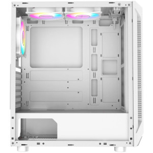 Gaming ZMEU Plus Alb, AMD Ryzen 5 PRO 8600G 4.3GHz, 16GB DDR5, 500GB SSD, Radeon 760M with Ryzen AI, Iluminare RGB