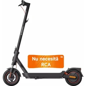 Xiaomi Trotineta electrica Scooter 5 Max, Putere 400 W, Autonomie 60 km, Viteza max 25 km/h, Greutate max 120 kg, Roti 10 inch, Negru
