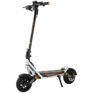 KuKirin Trotineta electrica A1, Putere 800 W, Autonomie 45 km, Viteza max 45 km/h, Greutate max 120 kg, Roti 10 inch, Negru