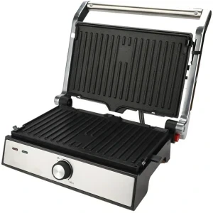 iHunt Gratar electric Bro Dual Grill XXL, 1500W, Argintiu