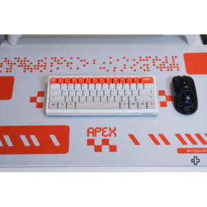 QwertyKey Apex White/Orange