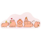 Mouse pad QwertyKey Capybara