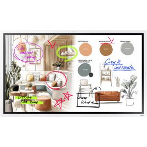 Samsung Flip 75 Inch WMFX, 55 inch UHD VA, Tizen OS 9.0