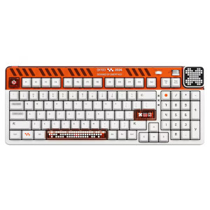 QwertyKey 100 Apex RGB White Liniar Prelubrifiat V2 Switch Mecanica
