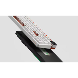 QwertyKey 100 Apex RGB White Tactil Prelubrifiat V2 Switch Mecanica