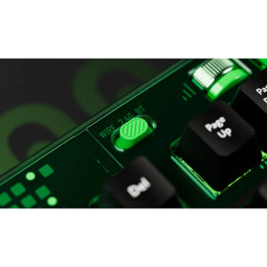 QwertyKey 100 Matrix RGB Black Tactil Prelubrifiat V2 Switch Mecanica