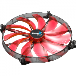 Aerocool Silent Master Red LED 200mm