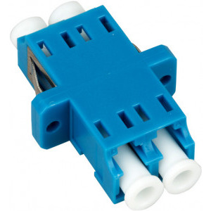 Schrack Cupla LC/APC Duplex, plastic, single mode, zirconiu, albastru