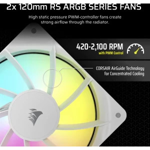 Corsair Nautilus 240 RS ARGB White