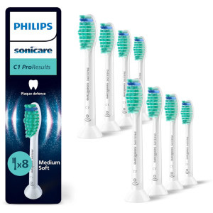 Philips Sonicare Rezerve periuta de dinti electrica ProResults HX6018/87 Alb, 8 buc