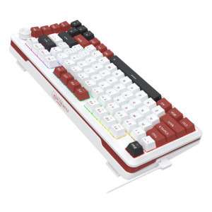 Redragon Stormhunter Alba RGB Switch-uri Magnetice Redragon Roz Mecanica