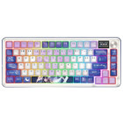 Tastatura Gaming Redragon Flekact Pro Alba RGB Switch-uri Liniare Huano Mecanica