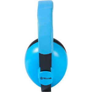 Tellur Over-Ear, Casti antifonice pentru copii, Reducere zgomot 25db, Blue