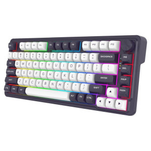Redragon Finke Negru-alb RGB Switch-uri Liniare Redragon Gri Mecanica