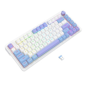 Redragon Cyrus Pro Alb-Mov RGB Switch-uri Liniare Redragon Gri Mecanica