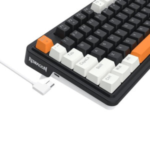 Redragon Landshaker Negru-Alb RGB Switch-uri Liniare Redragon Roz Mecanica