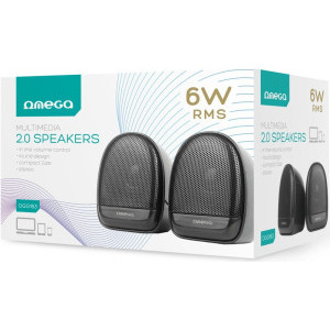 Omega Boxa OGG163, 2.0, 6W RMS, Black