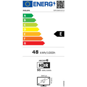 Philips Smart TV 50PUS8010/12 Seria PUS8010/12 126cm 4K UHD HDR Ambilight pe 3 laturi