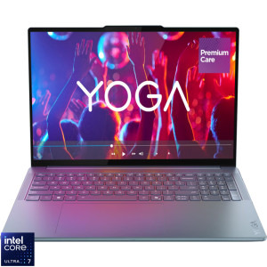 Laptop Lenovo 16 Yoga Pro 9 16IAH10, 2.8K OLED 120Hz, Procesor Intel® Core™ Ultra 7 255H (24M Cache, up to 5.10 GHz), 32GB LPDDR5X, 1TB SSD, GeForce RTX 5060 8GB, Win 11 Home, Tidal Teal, 3Yr Onsite Premium Care