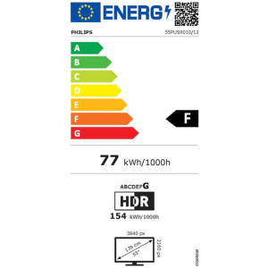 Philips Smart TV 55PUS9010/12 Seria PUS9010/12 139cm gri 4K UHD HDR Ambilight pe 3 laturi
