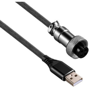 Redragon Coiled Aviator USB-C Black