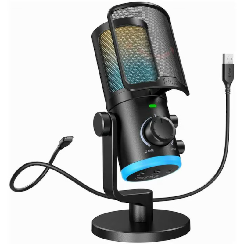 Microfon Fifine AM6 Black