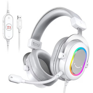 Casti Gaming Fifine H6W White