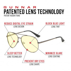 Gunnar Maverick Gunmetal Amber Natural