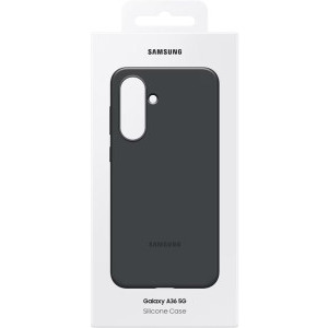 Samsung Capac protectie spate Silicon Black pentru Galaxy A36
