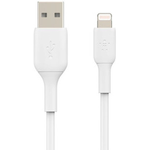 Belkin BoostCharge USB Male la Lightning Male 0.15m, White