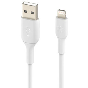 Belkin BoostCharge USB Male la Lightning Male 0.15m, White