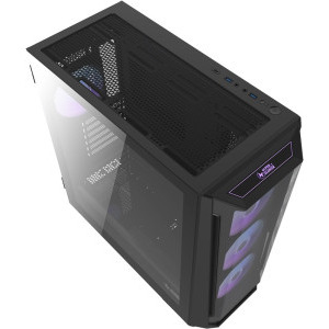 Super Flower Zillion M705 Tempered Glass Black