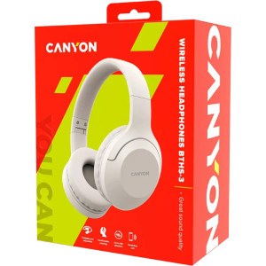 Canyon On-Ear, BTHS-3 Beige