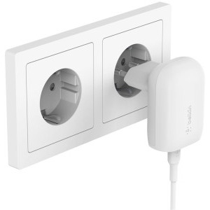 Belkin 30W PD 1x USB-C, cablu USB-C la Lightning inclus, White