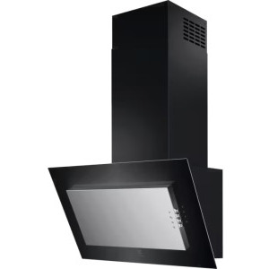 Hota Electrolux decorativa LFV326Y, Putere de absorbtie 600 m3/h, 3 trepte, ExtractionTech Plus, 60 cm, Clasa C, Negru/Inox