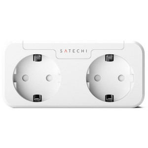 Satechi Priza inteligenta dubla, compatibila cu Apple HomeKit