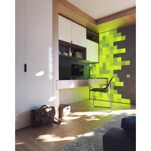 Nanoleaf Kit Set inteligent 9 panouri Nanoleaf Canvas, LED RGBW + senzor muzica, multi-touch control, Wi-Fi