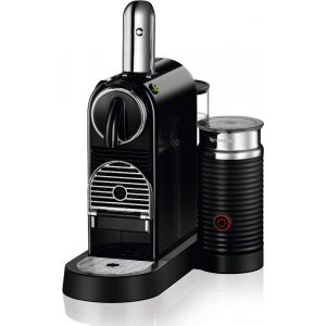Nespresso by De'Longhi CitiZ & Milk Black D122-EU-BK-NE, 1720W, 19bar, 1L, Negru