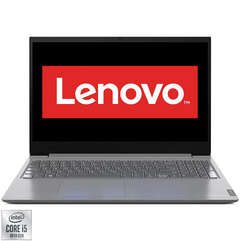 Laptop Lenovo 15.6'' V15 IIL, FHD, Procesor Intel® Core i5-1035G1 (6M Cache, up to 3.60 GHz), 8GB DDR4, 256GB SSD, GMA UHD, Free DOS, Iron Grey