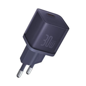 Baseus GaN5S, Quick Charge 30W, 1x USB-C, Dark Purple