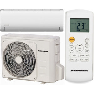 Aer conditionat Heinner Crystal HAC-CR09KITWIFI, 9000 BTU, A++/A+, Wi-Fi, Inverter + Kit instalare inclus