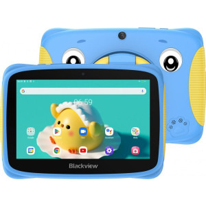Tableta Blackview Tab 3 Kids, 7 inch Multi-touch, SC7731E Quad Core 1.3GHz, 2GB RAM, 32GB flash, Wi-Fi, Bluetooth, Android 13 Go, Blue