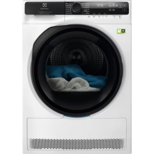 Electrolux EW9D587KCE, Pompa de caldura, 8 kg, Clasa A, Inverter, 3DSense, DelicateCare, SmartSave, SmartSelect, My Electrolux Care, Iluminare interioara, Alb